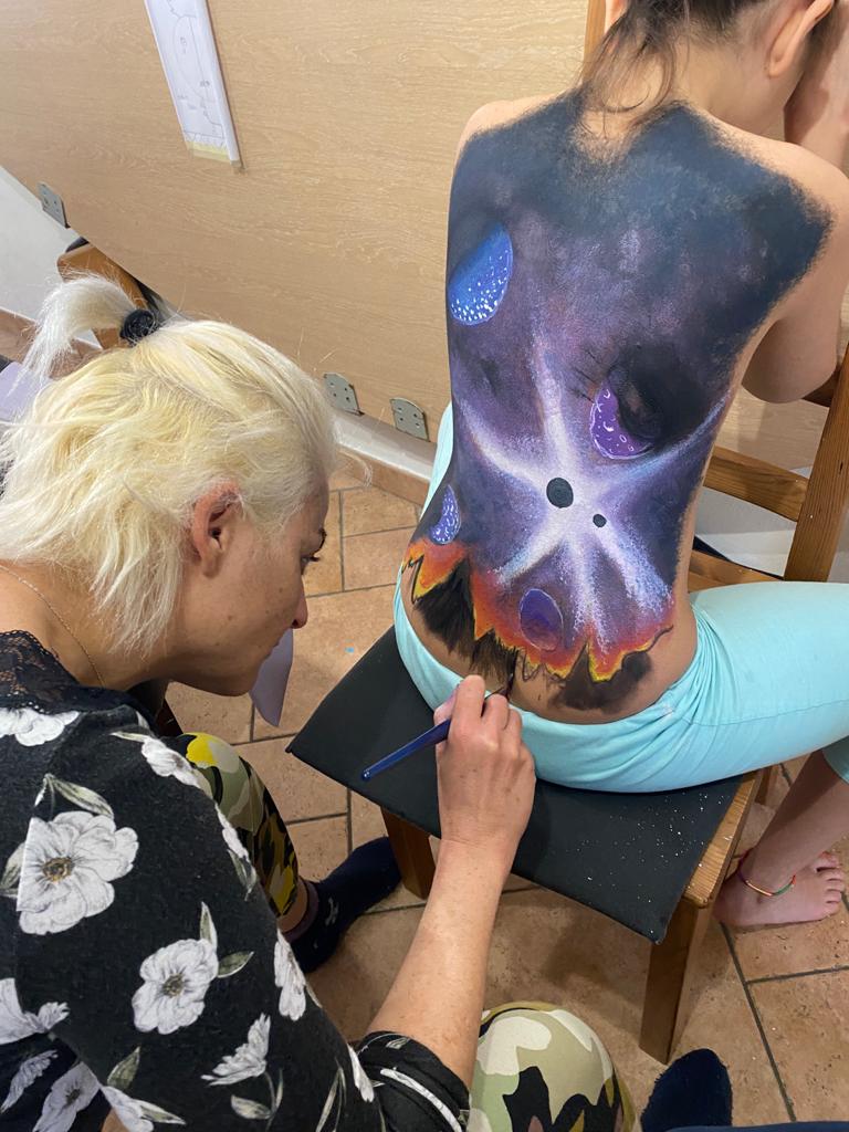 Curso de Pintura Corporal en Valencia con Ughy Yzokura 4